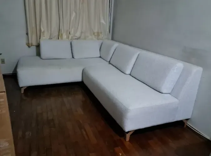 Sofá de Canto Amplo Decoralle - 5 a 6 Lugares