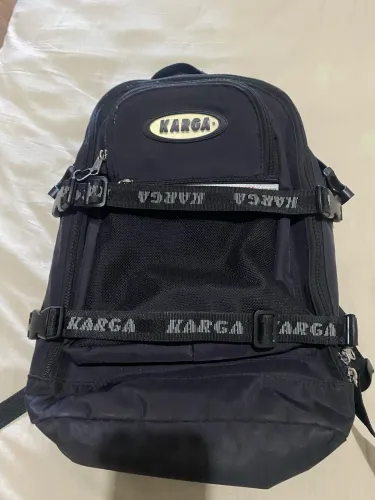 Bolsa Karga + fichário rosa + 3 broches
