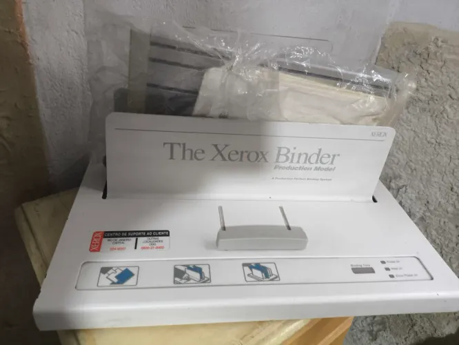 Desapego ecadernadora Térmica Profissional Xerox Binder Production Model - Reorder 8R 3810
