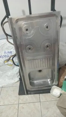Pia com fogão conjugado