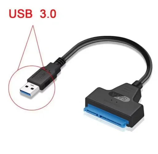 Adaptador Sata Para USB3.0 De Até 6 Gbps