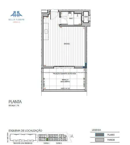 Apartamento com 1 dormitório à venda, 45 m² por R$ 707.000,00 - Saco Grande - Florianópoli