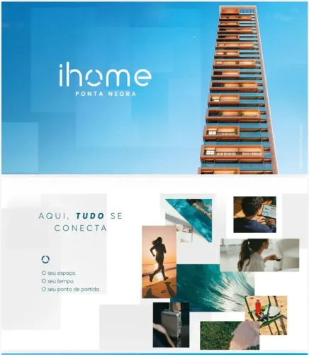 ihome Ponta Negra - 25m2 (Studio Luxo com Qualidade Colmeia)