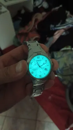 Relógio de pulso masculino cronógrafo Timex com luz indiglo