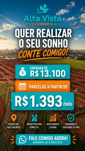 Terreno com a melhor vista da cidade