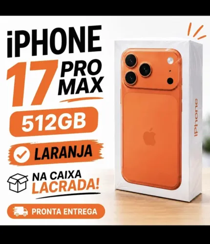 Iphone 17 pro max 512gb. Lacrado na caixa. Comprado em Chicago USA, com garantia!