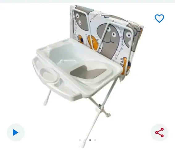 Banheira com trocador 