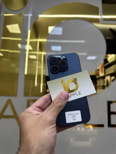 IPHONE 15 PRO 128GB BLUE 5G SEMI NOVO SUPER PROMOÇÃO DE AGOSTO