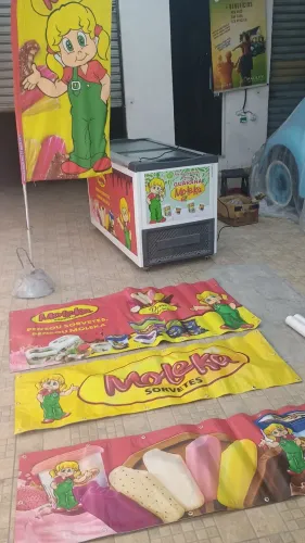 Freezer tampa de vidro