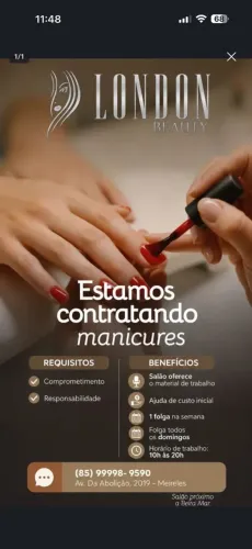 Vaga de manicure