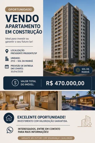 Apartamento em construção 