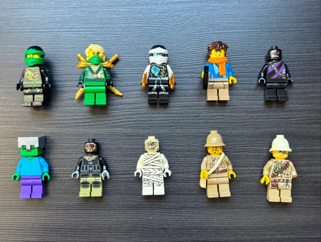 Minifiguras lego ninjago e diversos