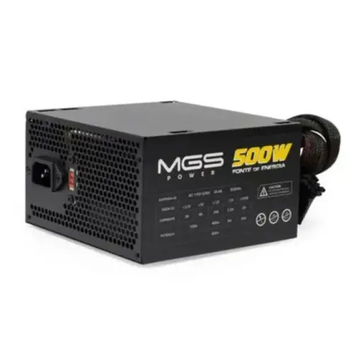 Fonte PC 500W ATX MGS ( Usado funcionando 100% )
