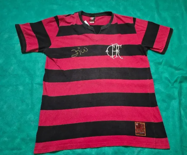 Camisa Flamengo Braziline Fla Tri Zico Masculina
