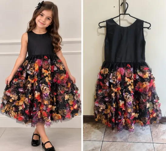 Vestido de Festa veste 8/10 anos
