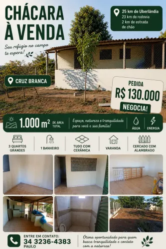 Oportunidade chácara a venda
