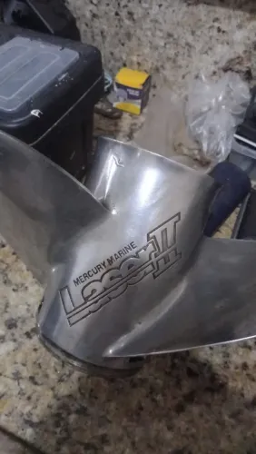 Hélice inox Laser || Mercury 19 passo original