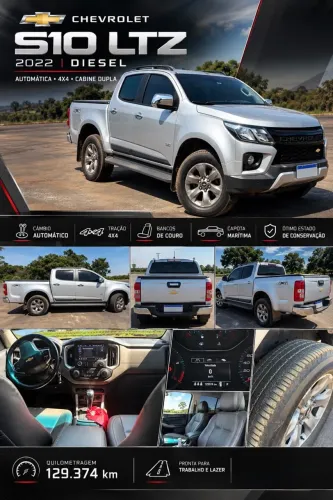 Chevrolet S10 Pick-up LTZ 2.8 TDI 4X4 CD Dies.aut 2022