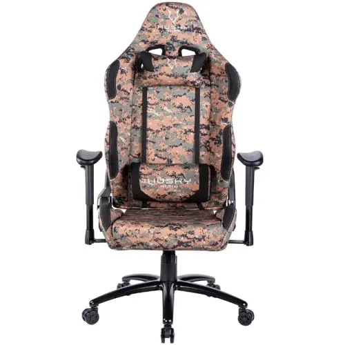 Cadeira Gamer Husky Gaming Tactical, Digital Marpat, Com Almofadas, Reclinável, Descanso d