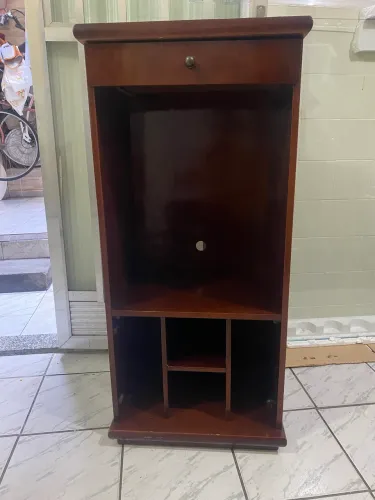 Armário / Rack de Madeira com Gaveta - Ideal para Sala, Escritório ou Quarto