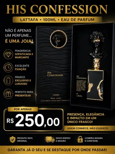 PERFUME - His Confession - Lattafa | Eau de Parfum 100ml ?