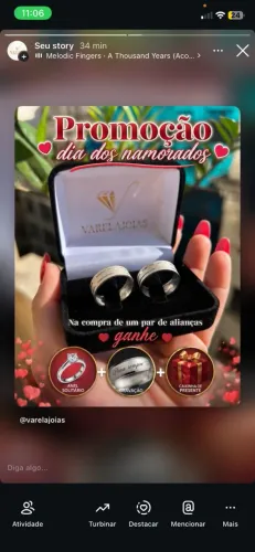 alianças de compromisso prata 925