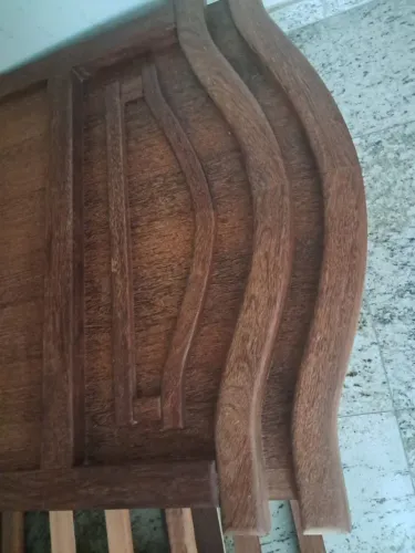Cama Sucupira Solteiro 3 gavetas com colchão