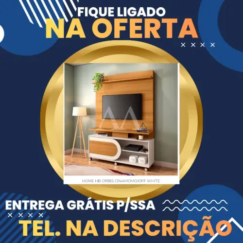 Home Painel mais Rack Entrega Hoje Grátis para Salvador / Pague ao Receber