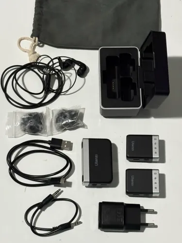 Microfone Sem Fio Ulanzi U-Mic AM18 - Kit Completo