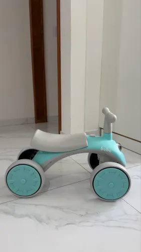 Bicicleta Scooter De Equilibrio Azul Buba Com Som E Farol