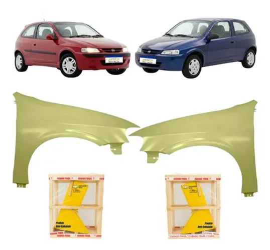 Par Paralama Chevrolet Celta Super Energy 2000 2001 A 2006