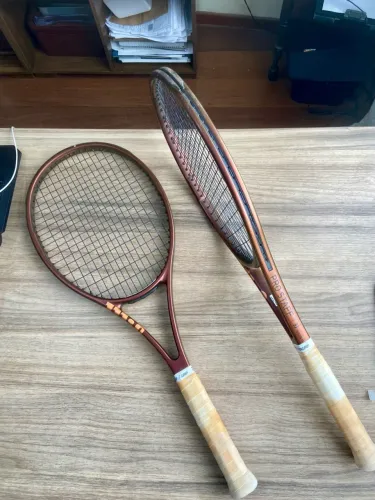Raquete De Tênis Wilson Pro Staff V14 315g - Usada Dourado-escuro L2 - 4 1/4 (Usado)