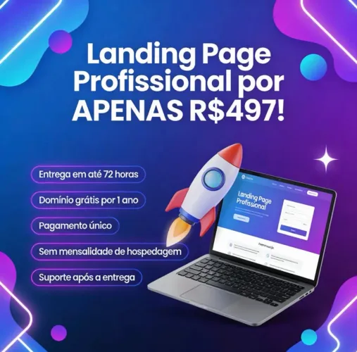 Landing Page Profissional - Entrega Rápida 