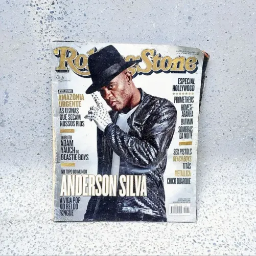 Revista Rolling Stone Brasil nº 69 (Junho 2012) - Capa Anderson Silva (Raridade)