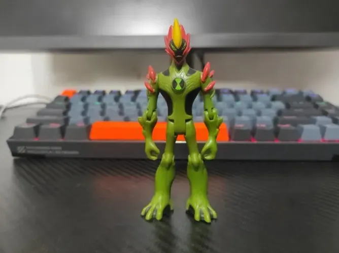 Fogo Fatuo Ben 10 Boneco Original Bandai