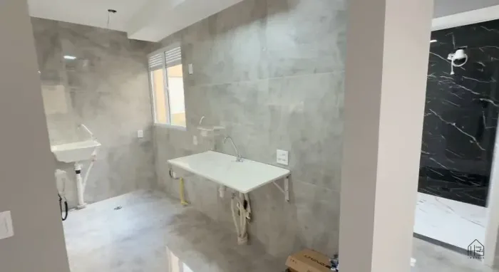 Apartamento Garden 1 Dormitório com Varanda  43m²  Condomínio Sidney, Jardim Petrópolis, C