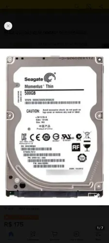 HD Notebook 2.5 Pol Seagate