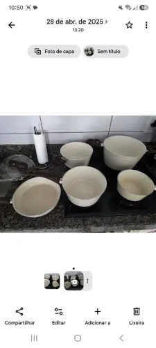 Jogo de panelas brinox