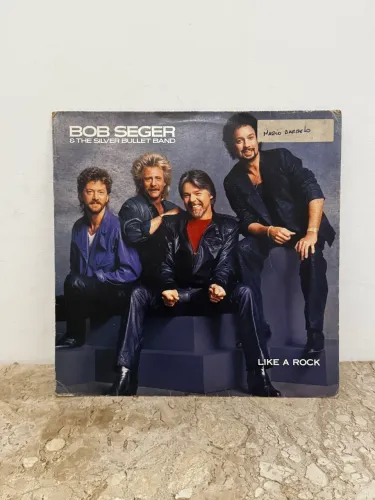 Lp Vinil: Bob Seger & The Silver Bullet Band Like A Rock Com Encarte - Original