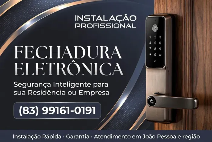 Instalação profissional de fechaduras eletrônicas