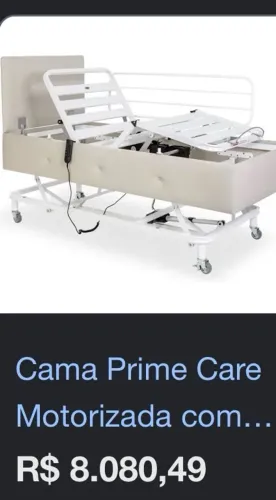 Cama hospitalar elétrica nova