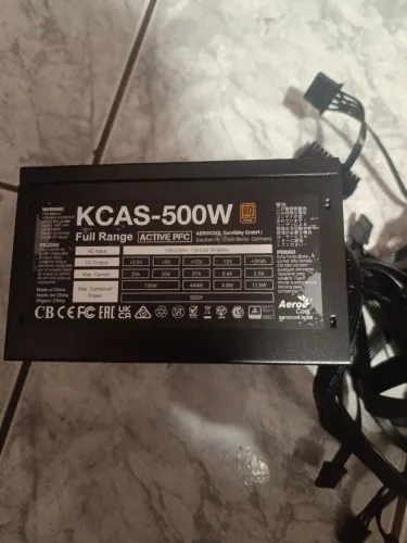 Fonte Alimentação KCAS 500Watts 80 Plus