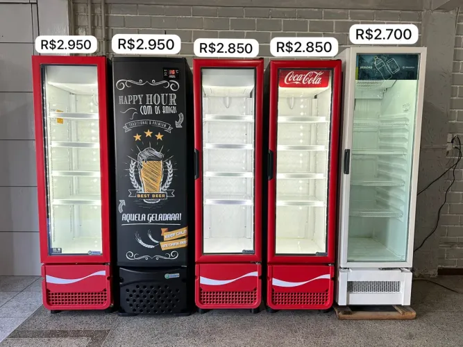 Visa cooler slim Imbera e Metalfrio seminovos 