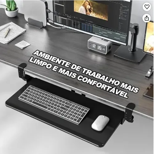 Suporte Teclado, Apoio Teclado, Suporte para Teclado, Bandeja de Teclado E Mouse