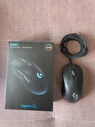 Mouse Gamer Logitech G403 HERO com Fio + Caixa Original