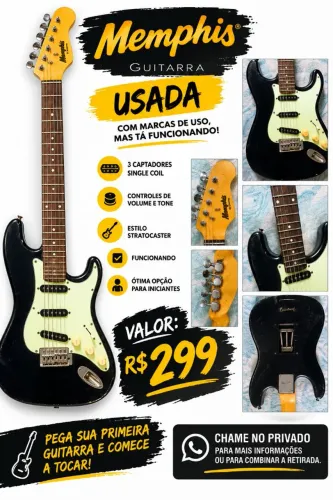 Guitarra Memphis para iniciantes