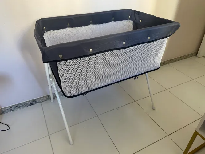 Berço Portátil para Bebê Co-Leito com Tela Mosqueteiro até 9kg - Scorpion