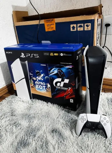 PS5 Slim 825GB NOVO na Caixa