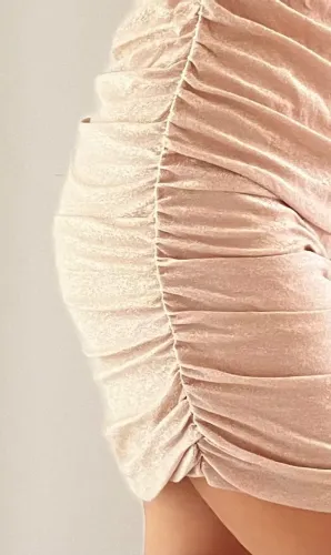 Vestido rose gold glitter (Forever 18)