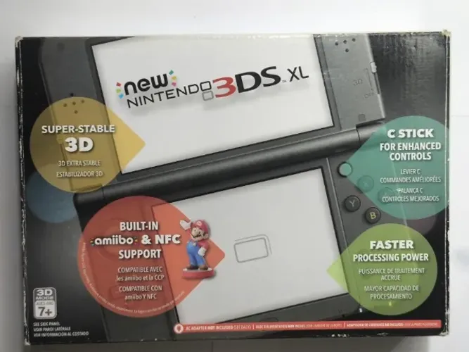 Console New Nintendo 3ds Xl Cib Desb Impecável